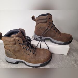 Chippewa Fabricator Work Boots Mens 9 D 31003 Composite Toe Brown Leather New